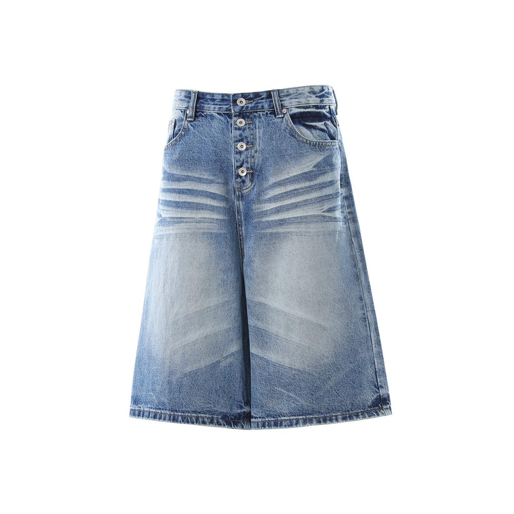 Damen Trendige Jeans-Shorts mit weitem Schnitt Shop Nory