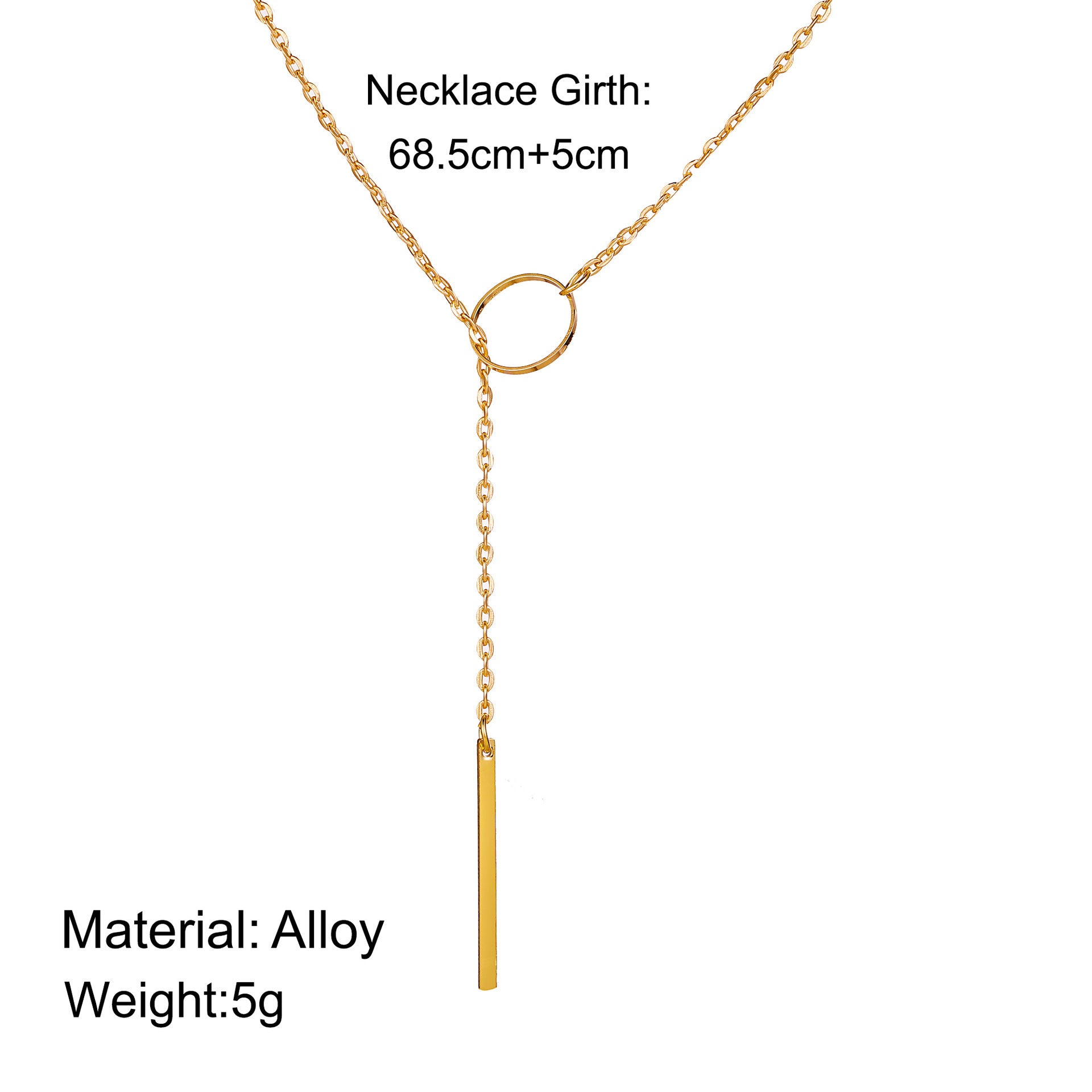 Damen Y-Halskette mit elegantem Anhänger Shop Nory