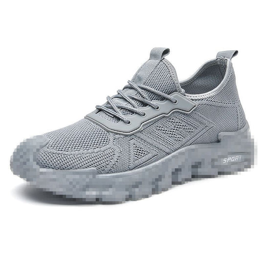 Herren Leichter Strick-Running-Style Sneaker mit gepolsterter Plateau-Sportsohle Shop Nory