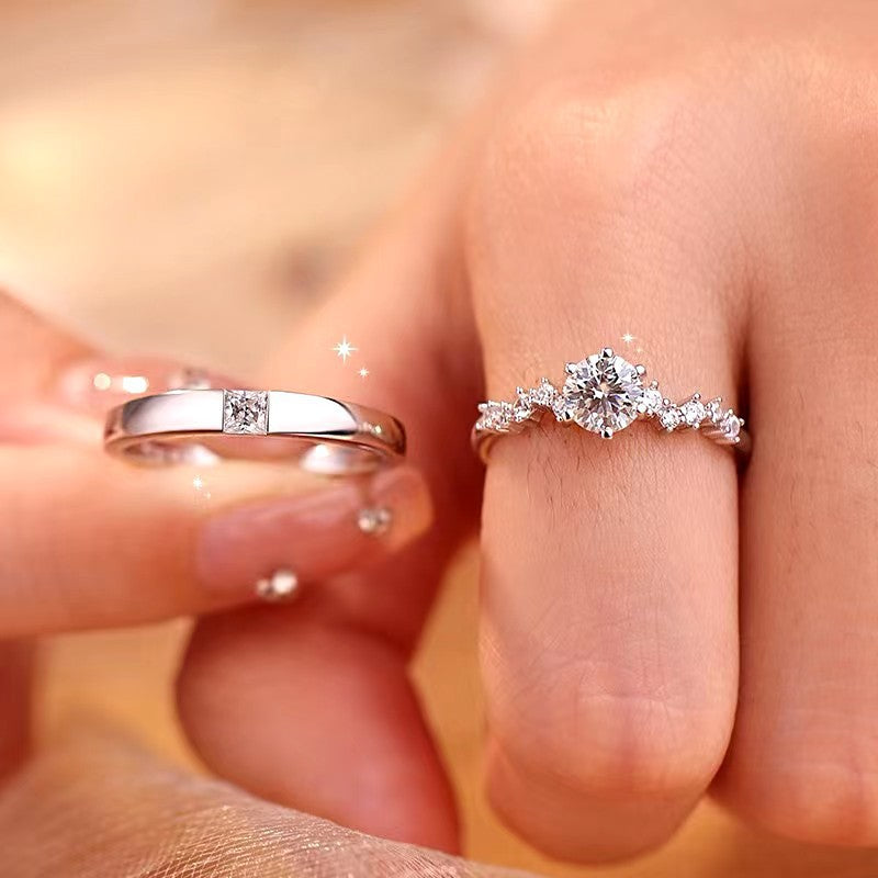 Damen minimalistischer Ring mit funkelndem Zirkonia Shop Nory