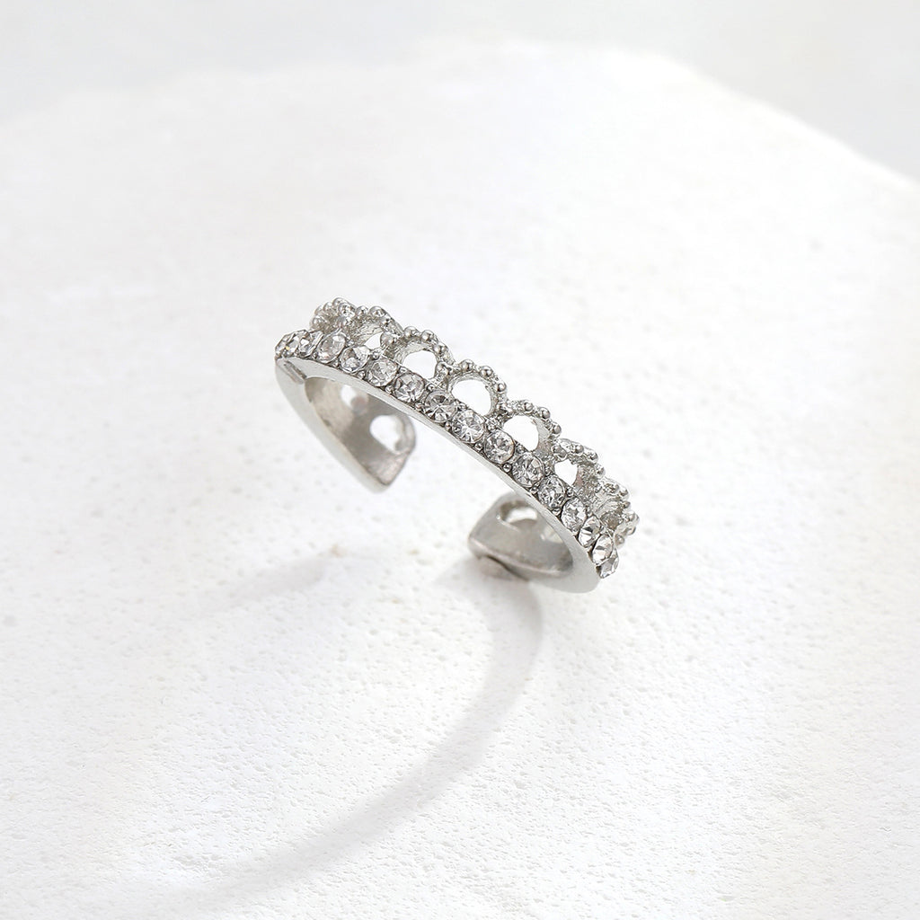 Damen Ring-Set mit funkelnden Zirkonia-Elementen Shop Nory