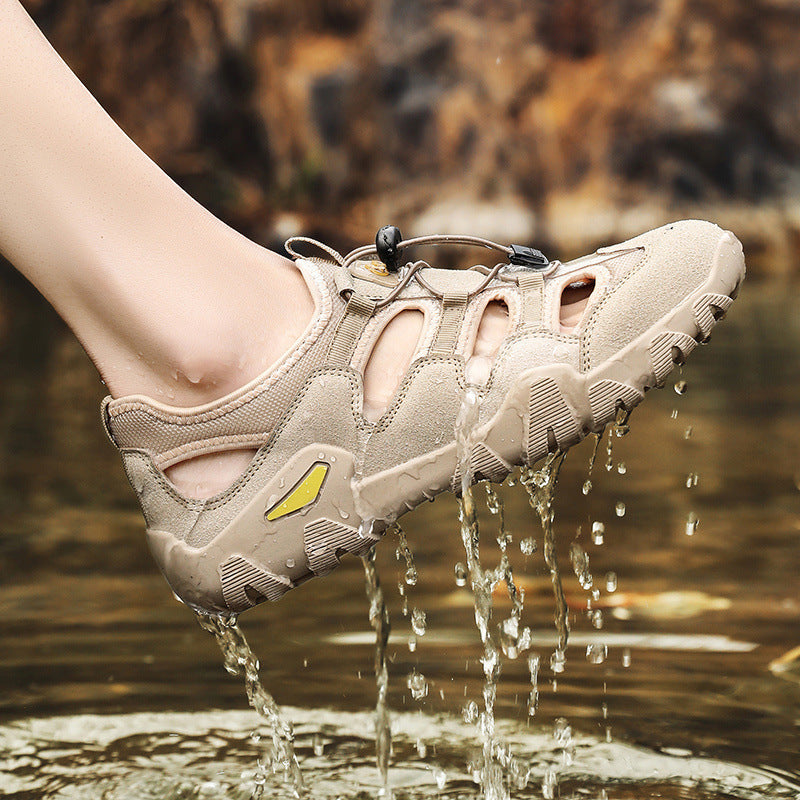 Damen Wasserdichte Outdoor-Sandalen mit rutschfester Sohle und atmungsaktivem Obermaterial