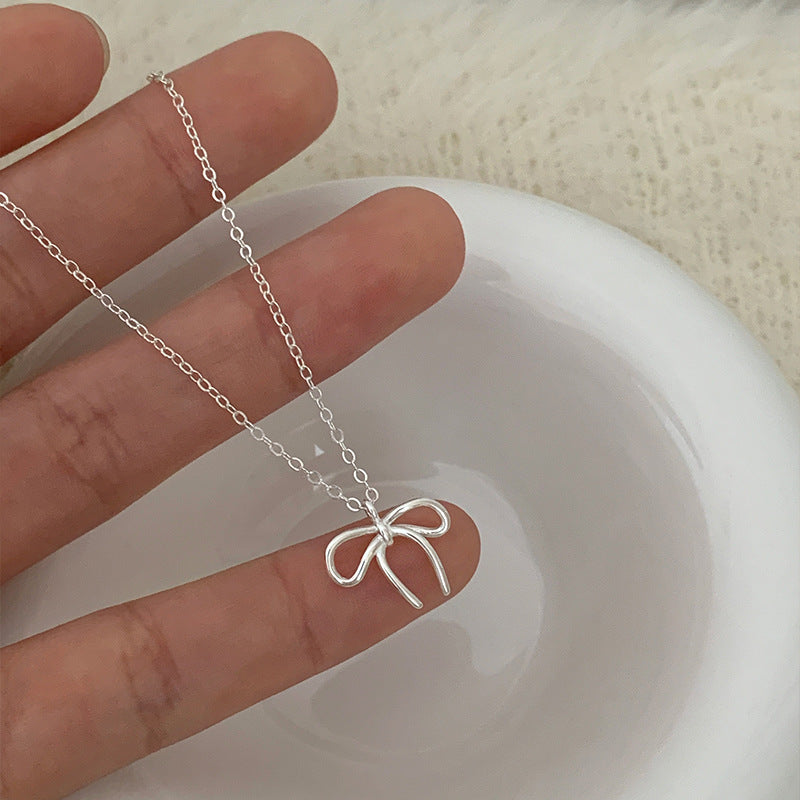 Damen Halskette mit Schleifen-Design Shop Nory