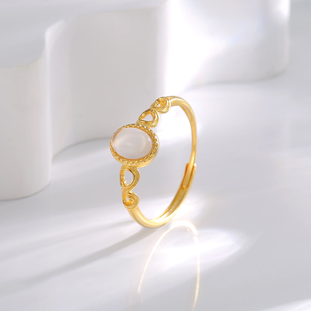 Damen Ring mit feiner Perlenverzierung und eleganten Details Shop Nory