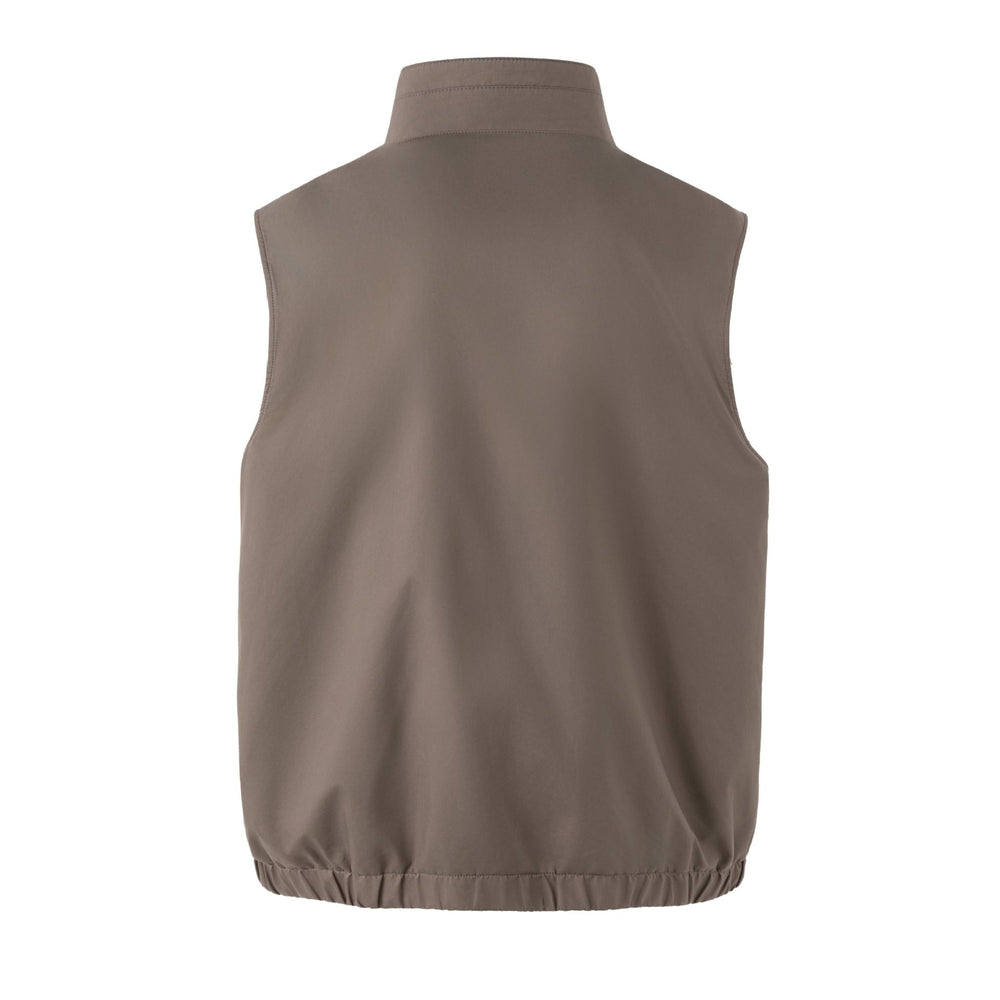 Unisex Wendbare Steppweste mit hohem Stehkragen und elastischem Saum Shop Nory