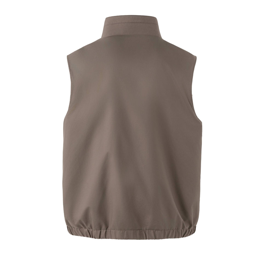 Unisex Wendbare Steppweste mit hohem Stehkragen und elastischem Saum Shop Nory