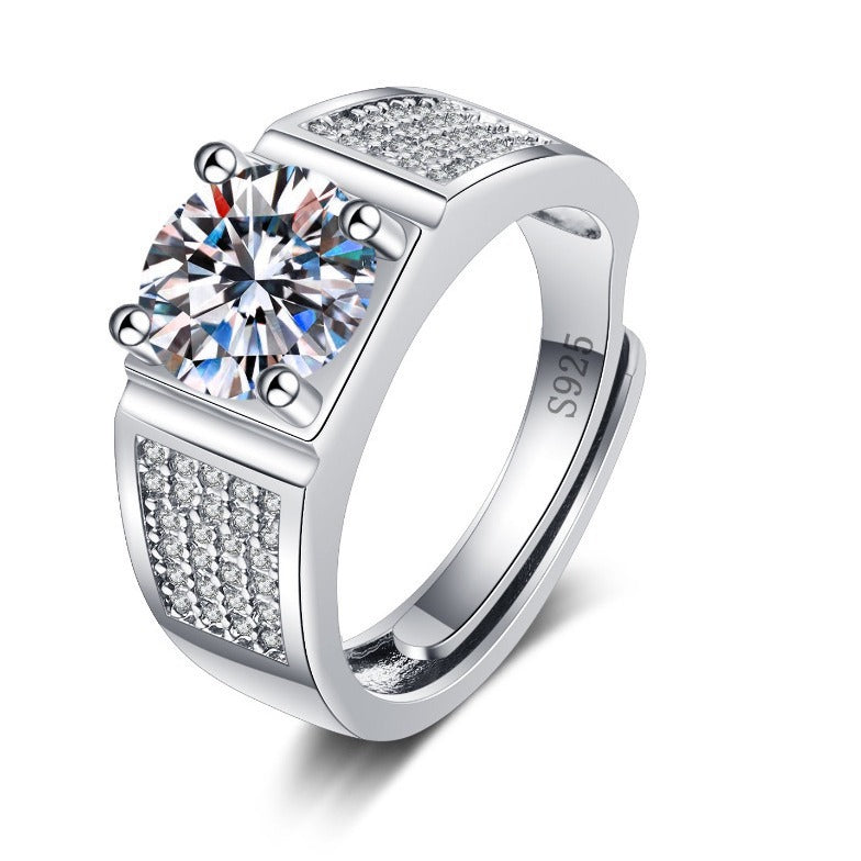 Damen Eleganter Ring mit funkelndem Zirkonia und modernem Design Shop Nory