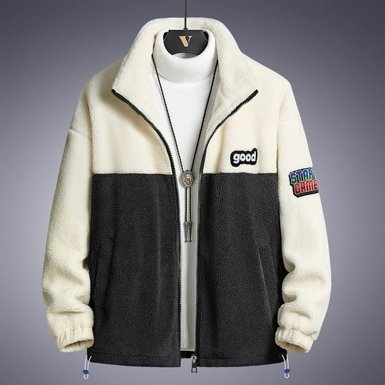 Herren Gemütliche Fleecejacke mit Kapuze Shop Nory