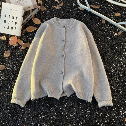 Unisex Kuscheliger melierter Feinstrick-Pullover mit Raglanärmeln und geripptem Rundhals Shop Nory