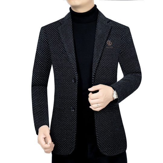Herren Tailliertes Sakko mit feiner Wabenstruktur und fallendem Revers Shop Nory