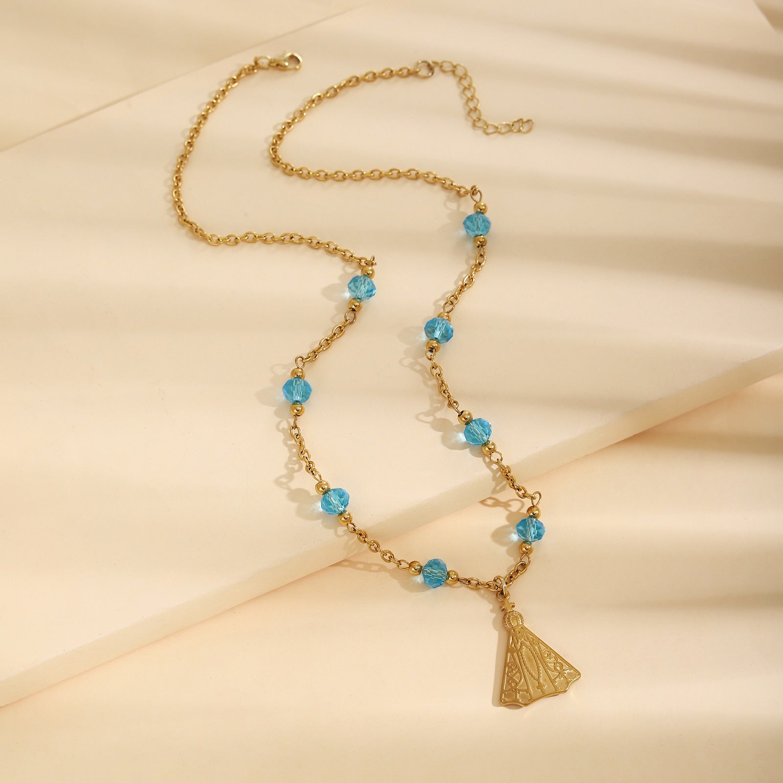 Damen elegante Halskette mit funkelnden Akzenten Shop Nory