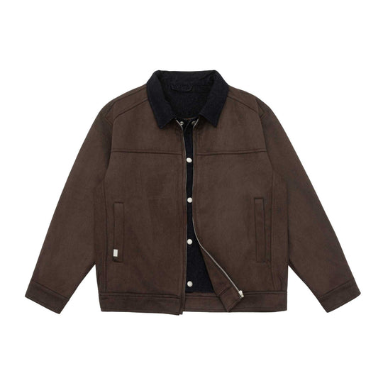 Herren Kurzblouson im Canvas-Workwear-Stil mit Cordkragen Shop Nory