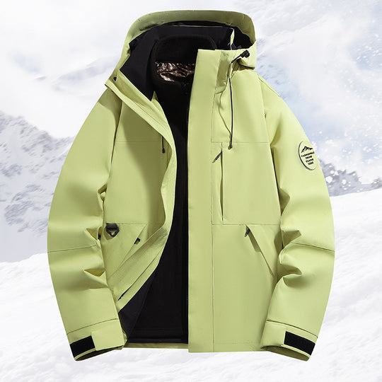 Damen Technische Ski- und Winterjacke mit abnehmbarer Innenjacke und verschweißten Nähten Shop Nory