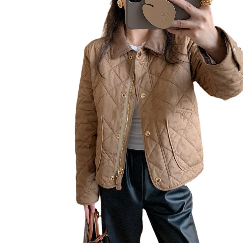 Damen Modische Steppjacke mit Taschen Shop Nory