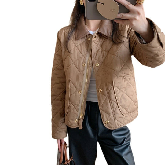 Damen Modische Steppjacke mit Taschen Shop Nory