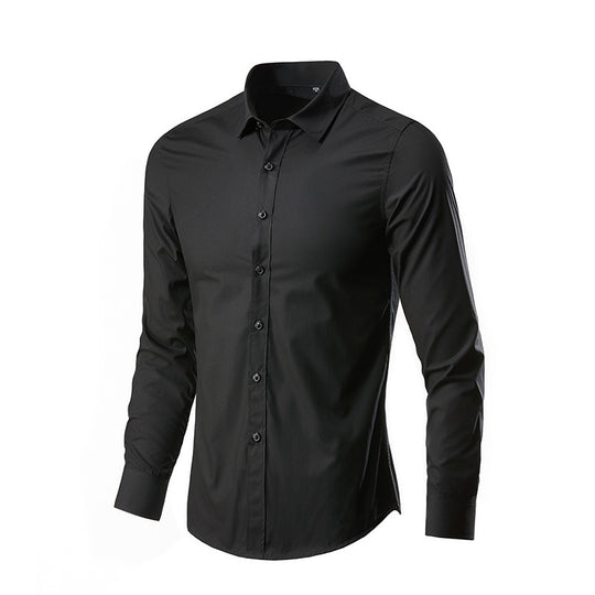 Herren Slim-Fit Businesshemd aus Stretch-Baumwollmix mit Kentkragen Shop Nory
