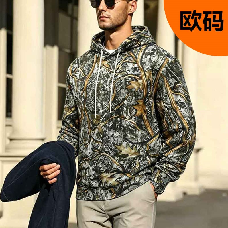 Herren Gemusterter Kapuzenpullover Shop Nory