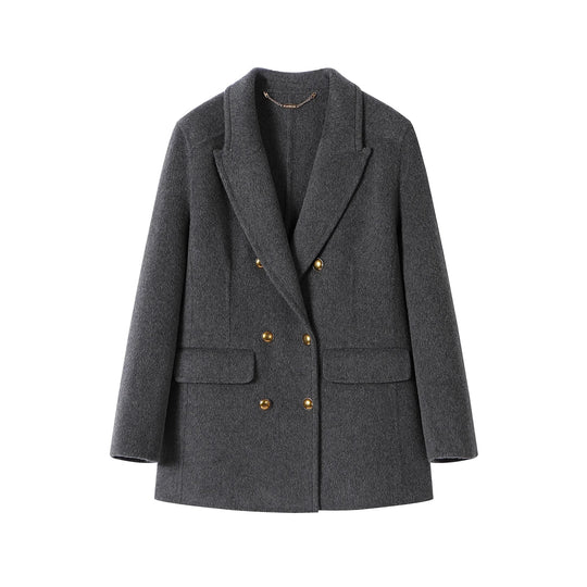 Damen Eleganter Wollmantel Shop Nory