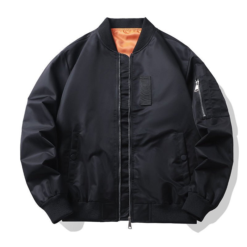 Herren Leichte Flieger-Bomberjacke mit wasserabweisender Shell und Kontrastfutter Shop Nory