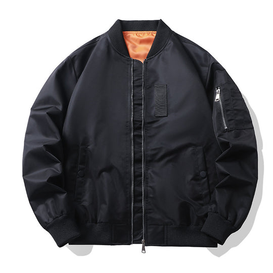 Herren Leichte Flieger-Bomberjacke mit wasserabweisender Shell und Kontrastfutter Shop Nory