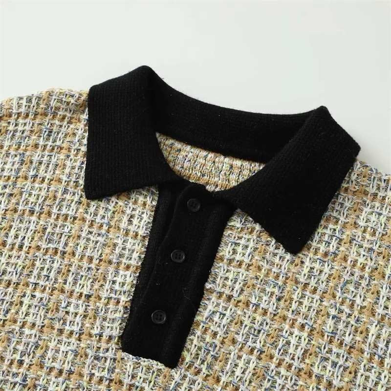 Damen Bouclé-Polo-Strickpullover mit Tweed-Effekt Shop Nory