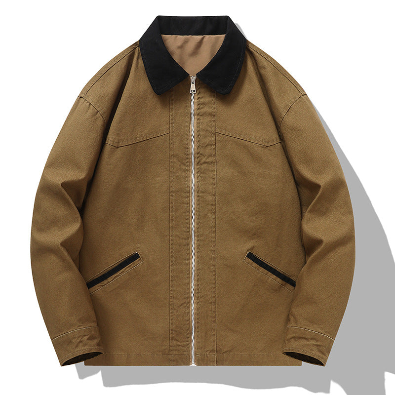 Herren Lässige Freizeitjacke mit hohem Kragen Shop Nory