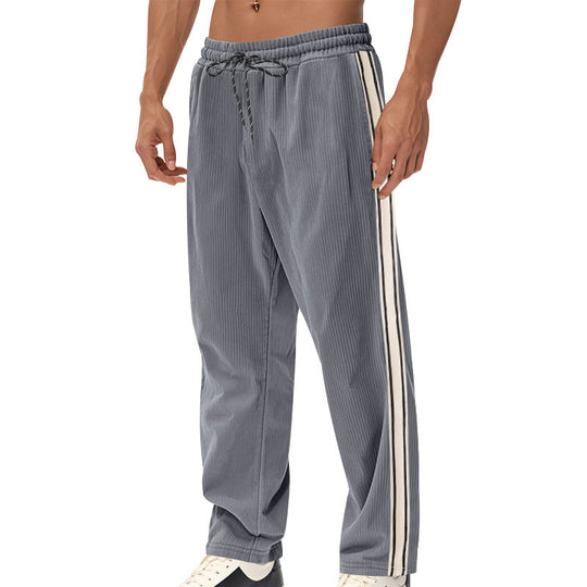 Herren Sportliche Freizeithose mit seitlichen Streifen