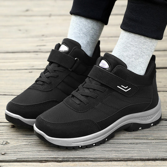 Herren nan multifunktionaler Trekking-Walking-Sneaker mit Klett- und Schnürsystem, stoßdämpfender EVA-Zwischensohle und tiefprofilierter Trailsohle Shop Nory