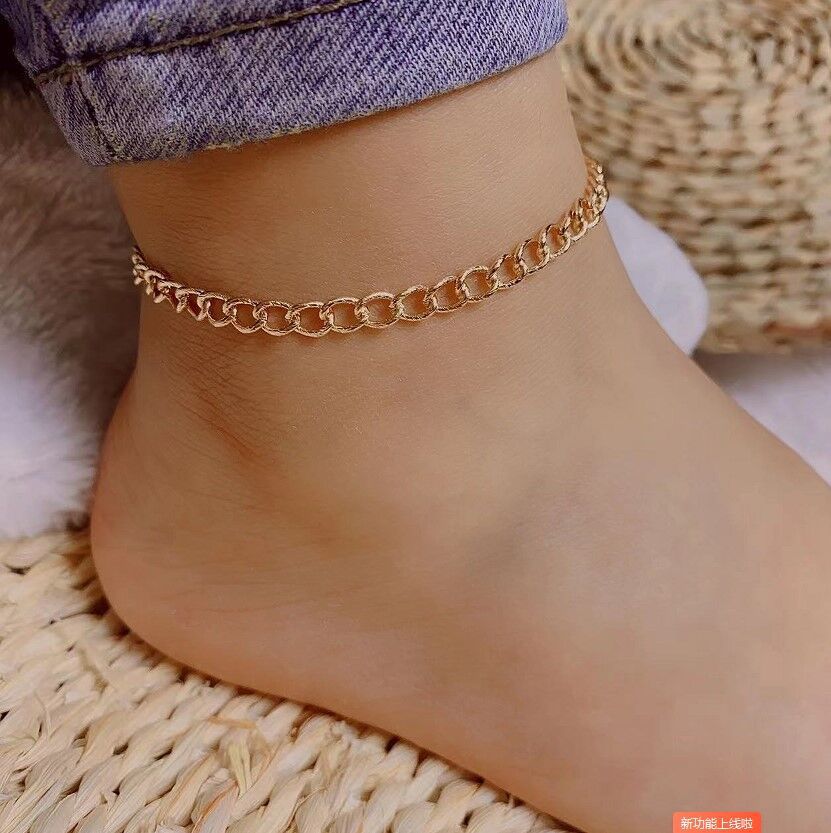 Damen Fußkettchen-Set mit filigranen Herzen und eleganten Goldakzenten Shop Nory