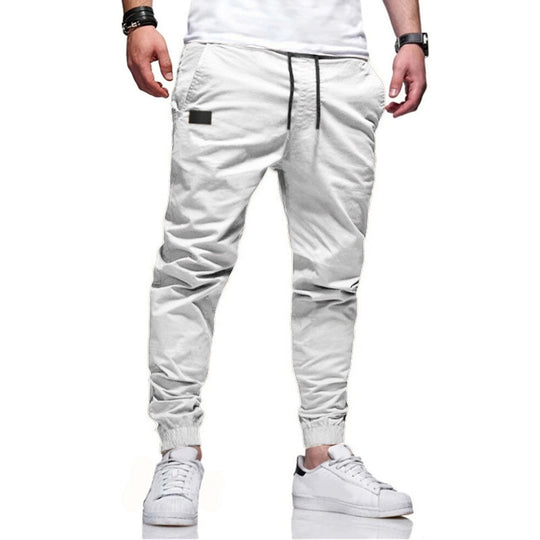 Herren Slim-Tapered Jogginghose mit Kordelzug, Eingrifftaschen und geripptem Knöchelabschluss Shop Nory