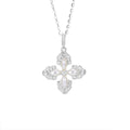 Damen elegante Halskette mit kunstvollem Kreuz-Anhänger Shop Nory