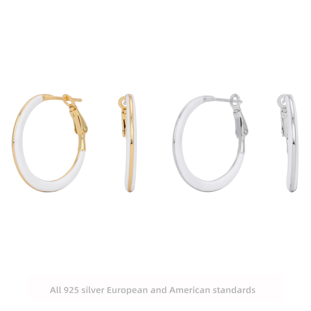 Damen Ohrcreolen aus hochwertigem 925 Sterling Silber Shop Nory