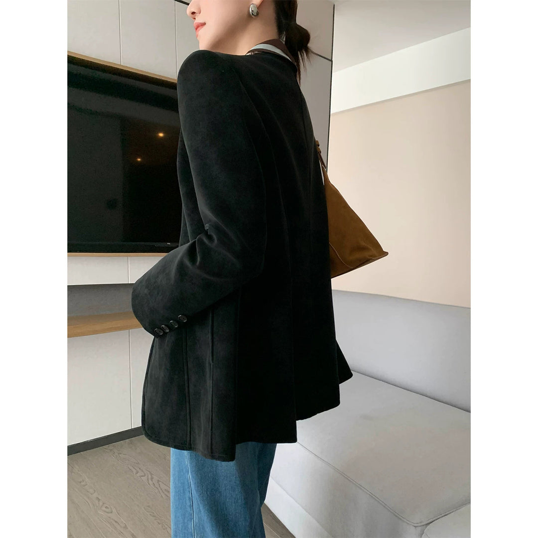 Damen Modischer Blazer mit strukturiertem Design Shop Nory