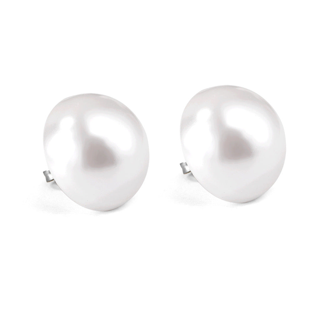 Damen Ohrstecker aus hochwertigem Edelstahl mit eleganten Perlenakzenten Shop Nory