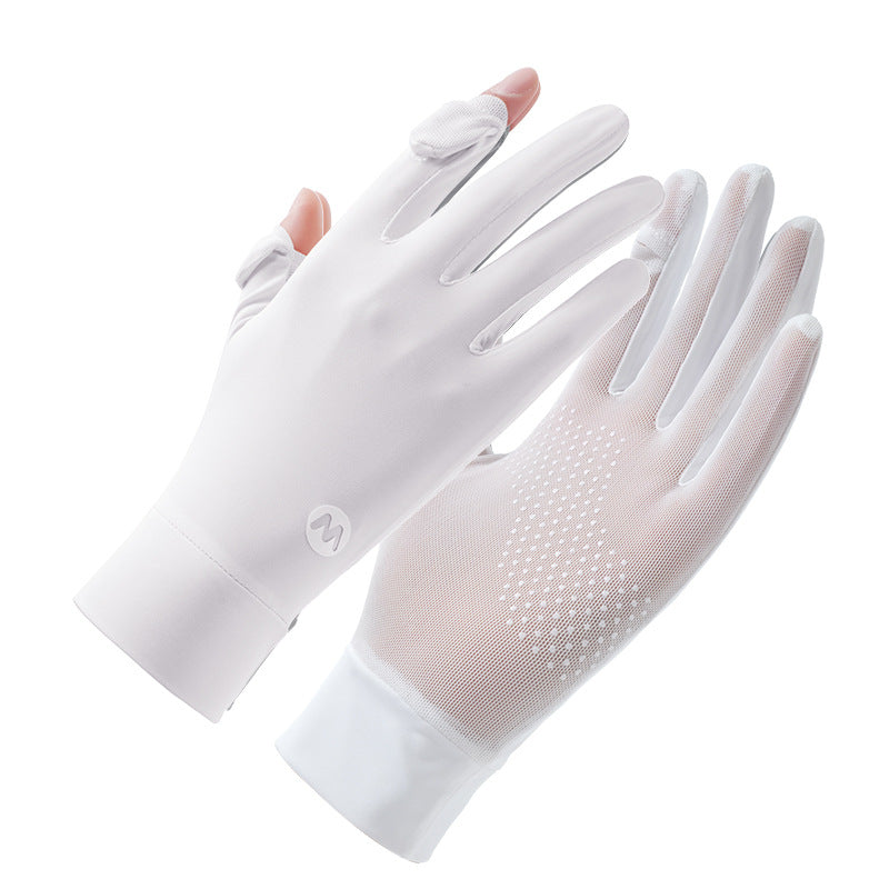 Sonnenschirm Eis Seide Handschuhe