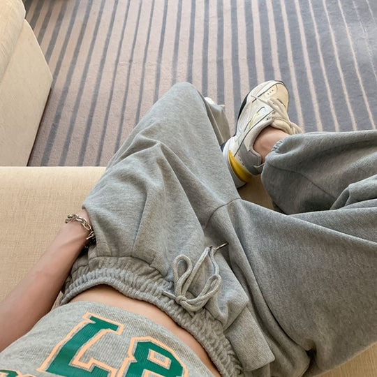 Unisex nan lässige Jogginghose mit elastischem Bund und Kordelzug, weiches Fleece-Innenfutter, geräumige Hosentaschen Shop Nory
