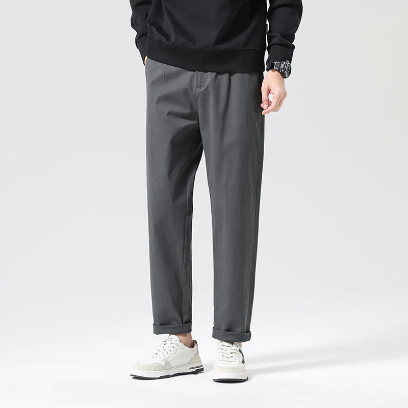 Herren Moderne Relaxed‑Fit Freizeit‑Chino mit leichtem Stretch und umgeschlagenem Saum Shop Nory