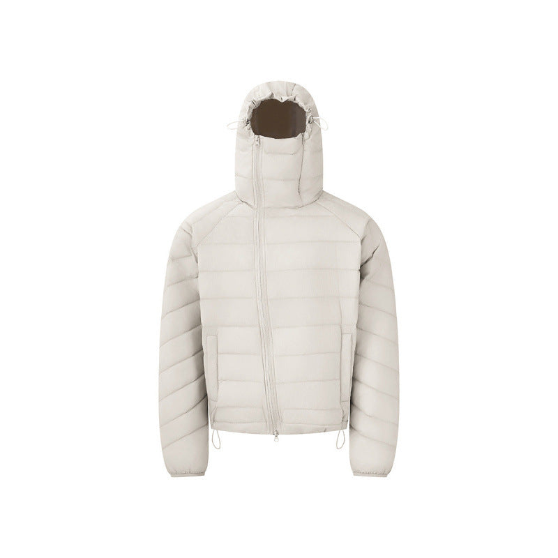 Unisex Leichte wattierte Kapuzenjacke mit Thermo‑Isolierung, Stehkragen und verdecktem Reißverschluss Shop Nory
