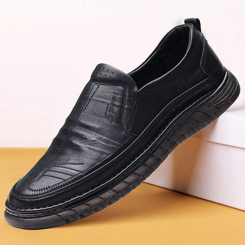 Herren Elegante und Bequeme Leder Mokassins Shop Nory