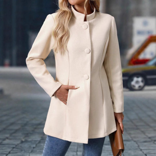 Damen Elegante und moderne Wollmantel