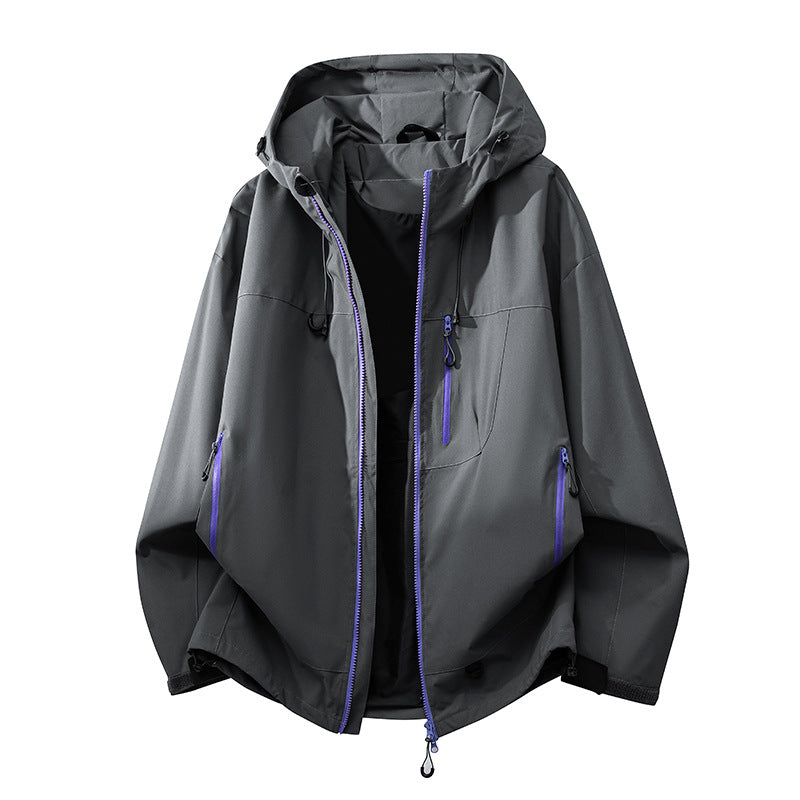 Damen technische Outdoorjacke mit multifunktionalen Taschen und verstellbarem Kapuzensystem ShopNory