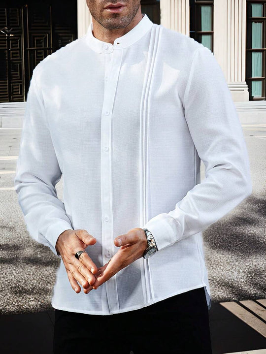 Herren moderne Hemdbluse