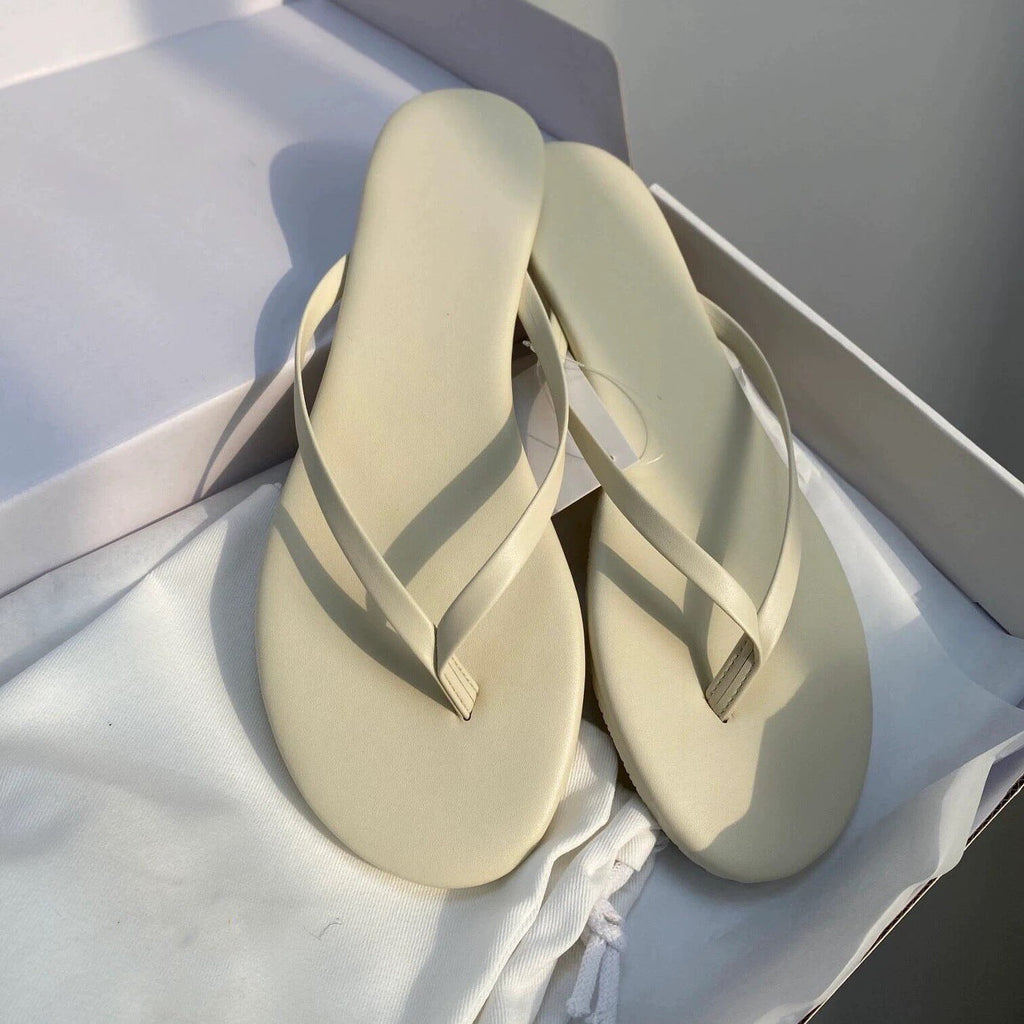 Damen Zehentrenner Sandalen mit ergonomischem Fußbett und flexibler Sohle