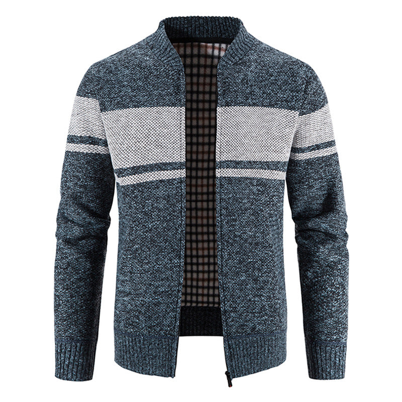 Herren modische Strickjacke mit strukturiertem Design
