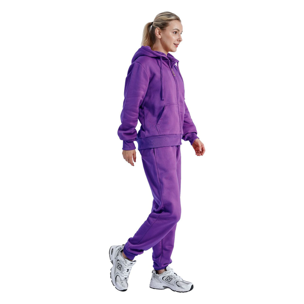 Damen Sportlicher Jogginganzug mit praktischer Kapuze Shopnory