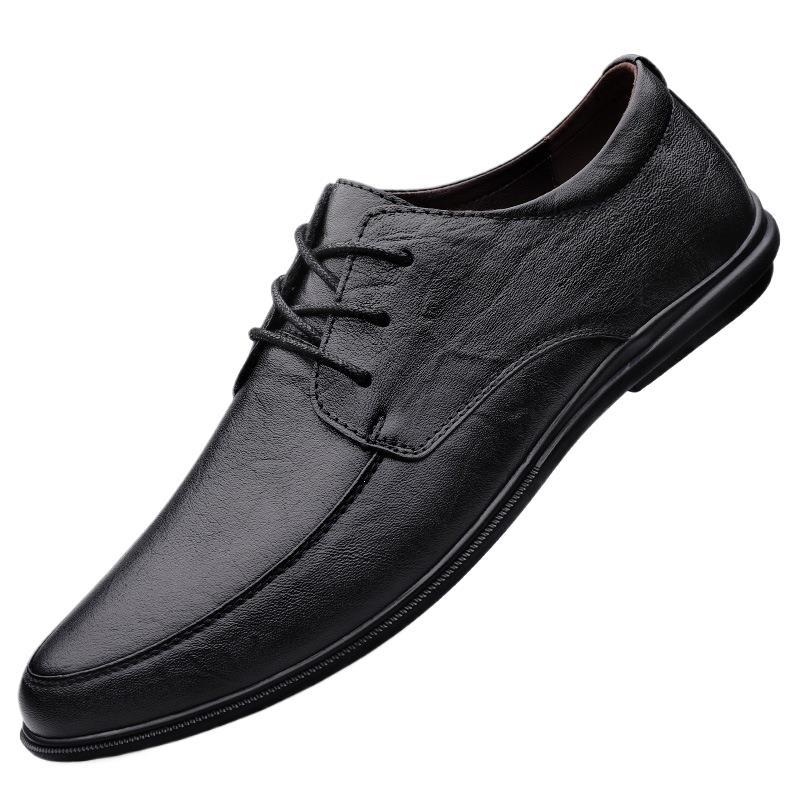 Herren Elegante Echtleder Schnürschuhe Shop Nory