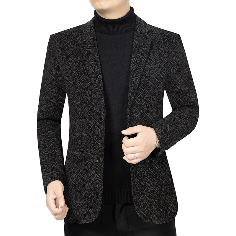 Herren Strukturierter Jersey-Sakko mit leichtem Innenfutter und schmaler Silhouette Shop Nory