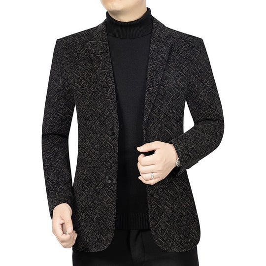 Herren Strukturierter Jersey-Sakko mit leichtem Innenfutter und schmaler Silhouette Shop Nory