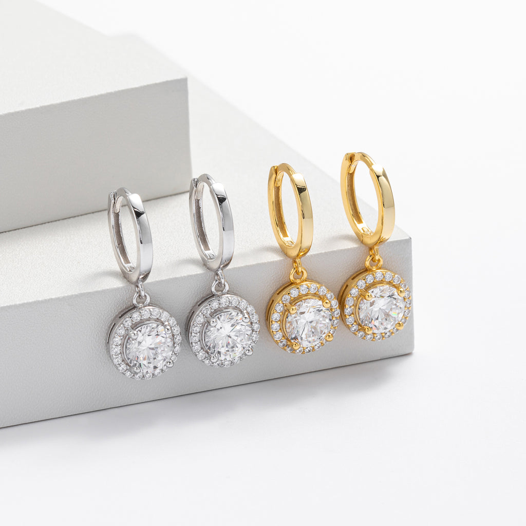 Damen Ohrringe mit funkelndem Zirkon und edlem Design Shop Nory