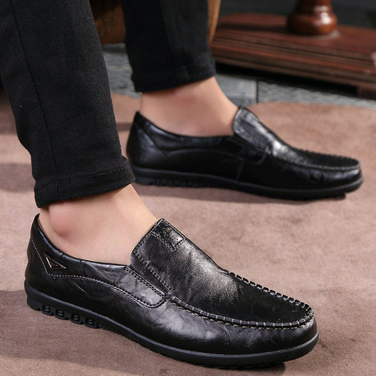 Herren Elegante und komfortable Mokassins aus weichem Leder